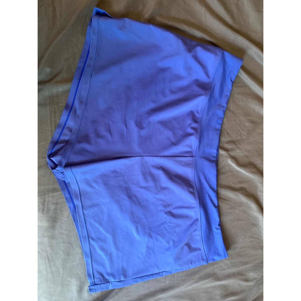 Collections by Catalina Blue Swim Shorts Women XL 16-18 Lined Stretchy Bottoms